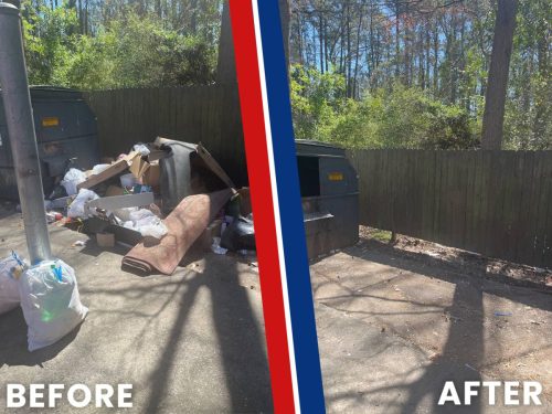 Evans Georgia Dumpster Rental Companies Before And After Junk In The Box 7 13 2026 3