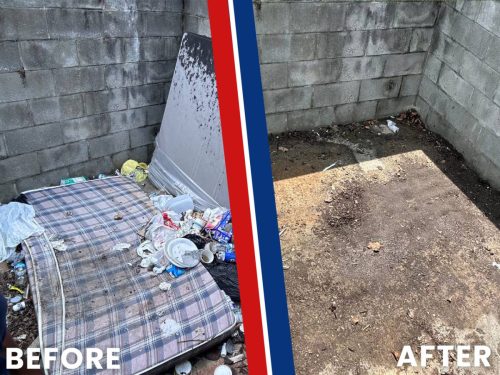 Evans Georgia Dumpster Rental Companies Before And After Junk In The Box 7 13 2026 5