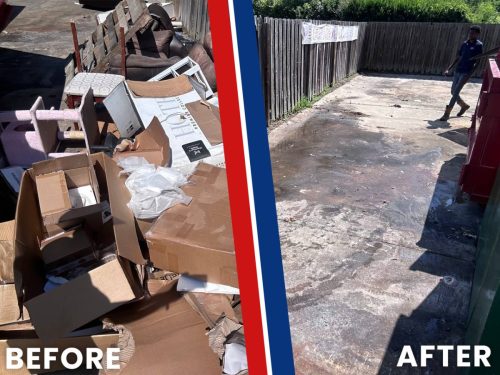 Evans Georgia Dumpster Rental Companies Before And After Junk In The Box 7 13 2026 6