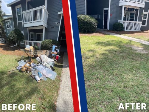 Evans Georgia Dumpster Rental Companies Before And After Junk In The Box 7 20 2026 1