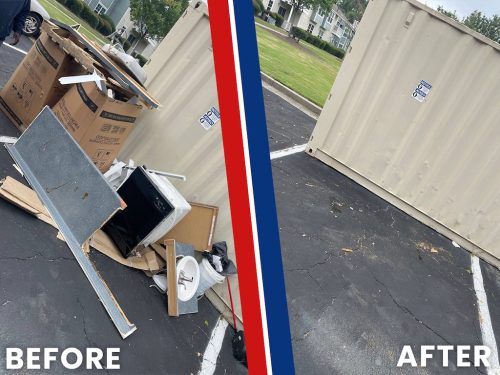Evans Georgia Dumpster Rental Companies Before And After Junk In The Box 7 20 2026 4
