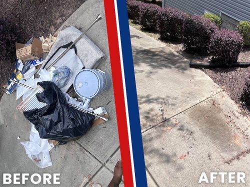 Evans Georgia Junk Removal Companies Before And After Junk In The Box 7 6 2026 1